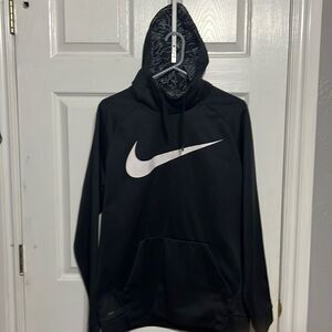 🔥🔥 NIKE DRI-FIT Polyester Black HOODIE - High End Joint - Men Sz Lg - PERFECT